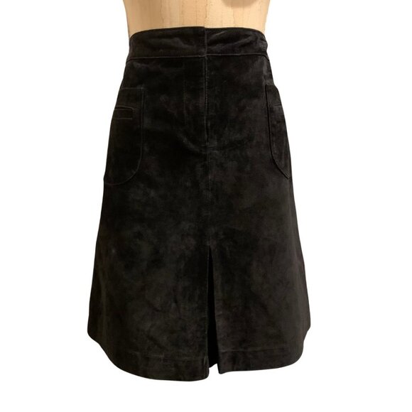 Lilly Pulitzer Dresses & Skirts - Lilly Pulitzer Womens Suede Black A-Line Mini Skirt With Pockets Size 8